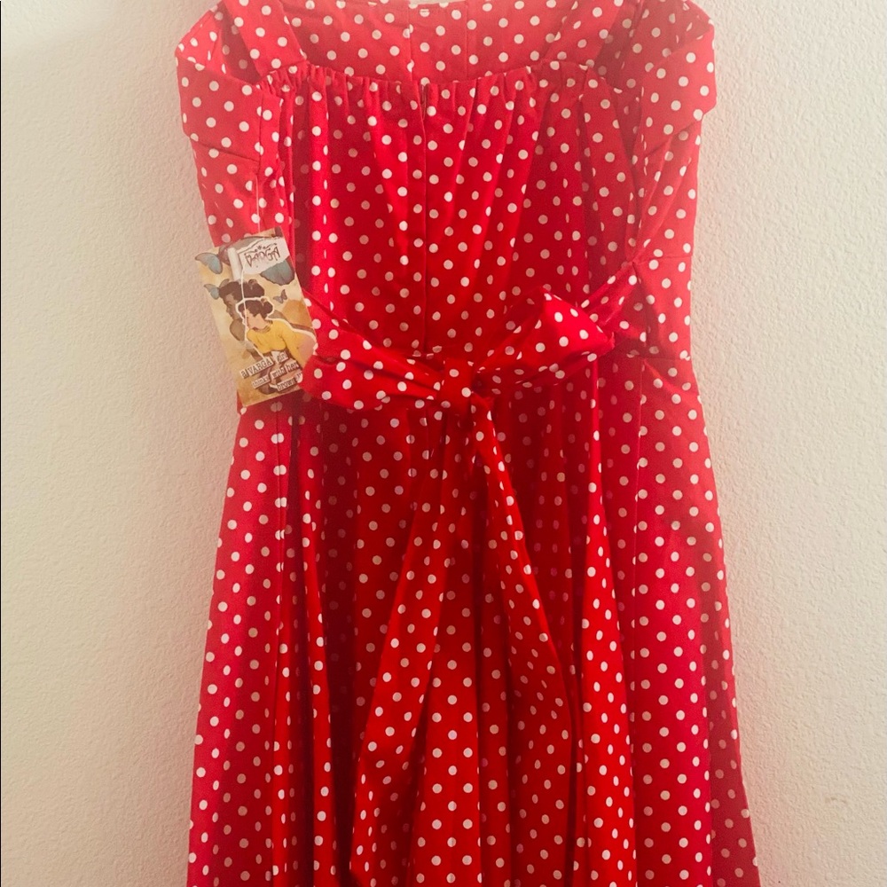 Vargas classic Marilyn style pin-up dress size medium NWT - Picture 10 of 11